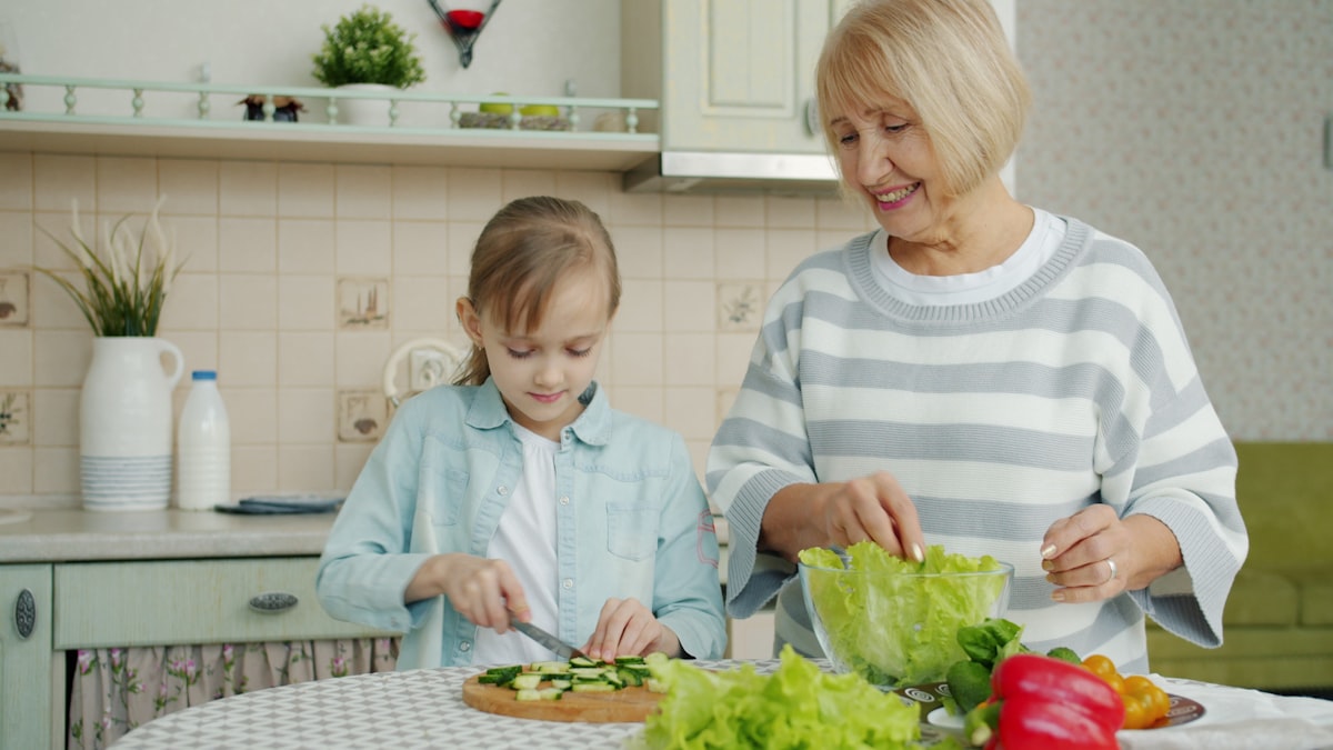 Fresh healthy meal preparation